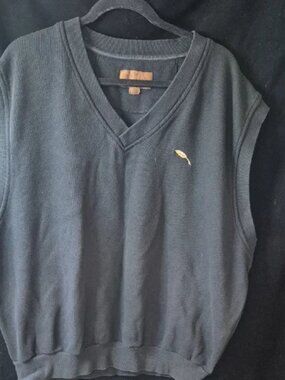 Bob Timberlake Men’s Golf Sweater Vest – XL – Dark Charcoal